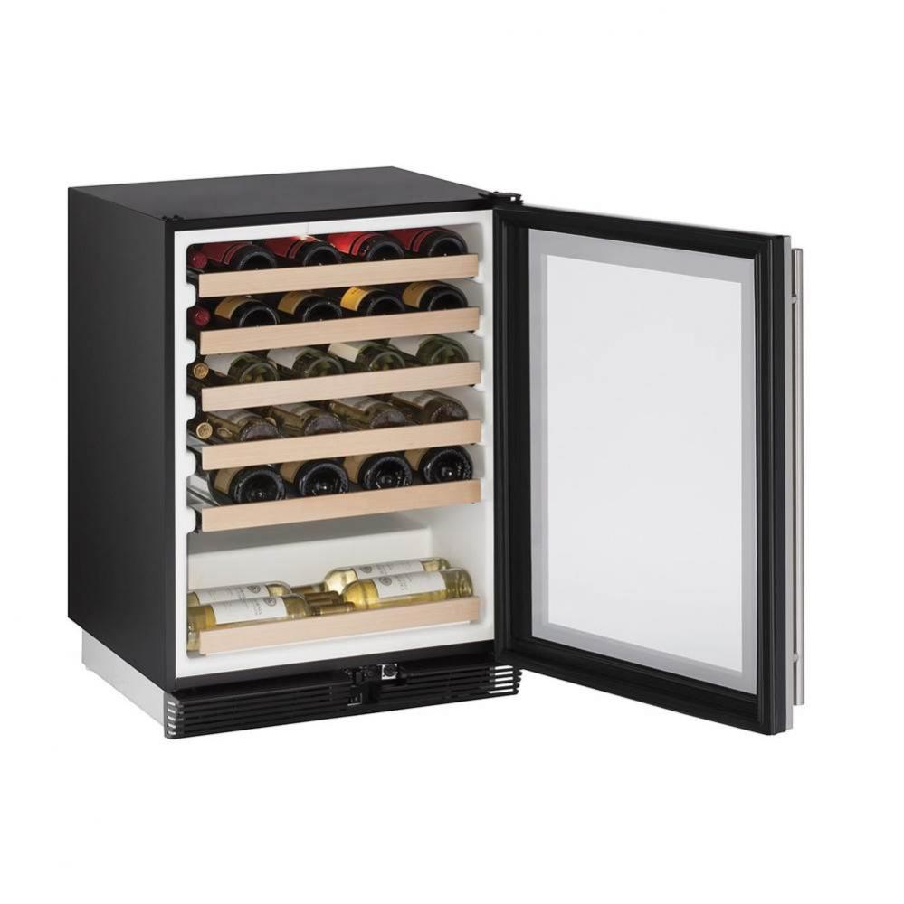 Wine Captain 24'' Reversible Hinge Stainless 115v