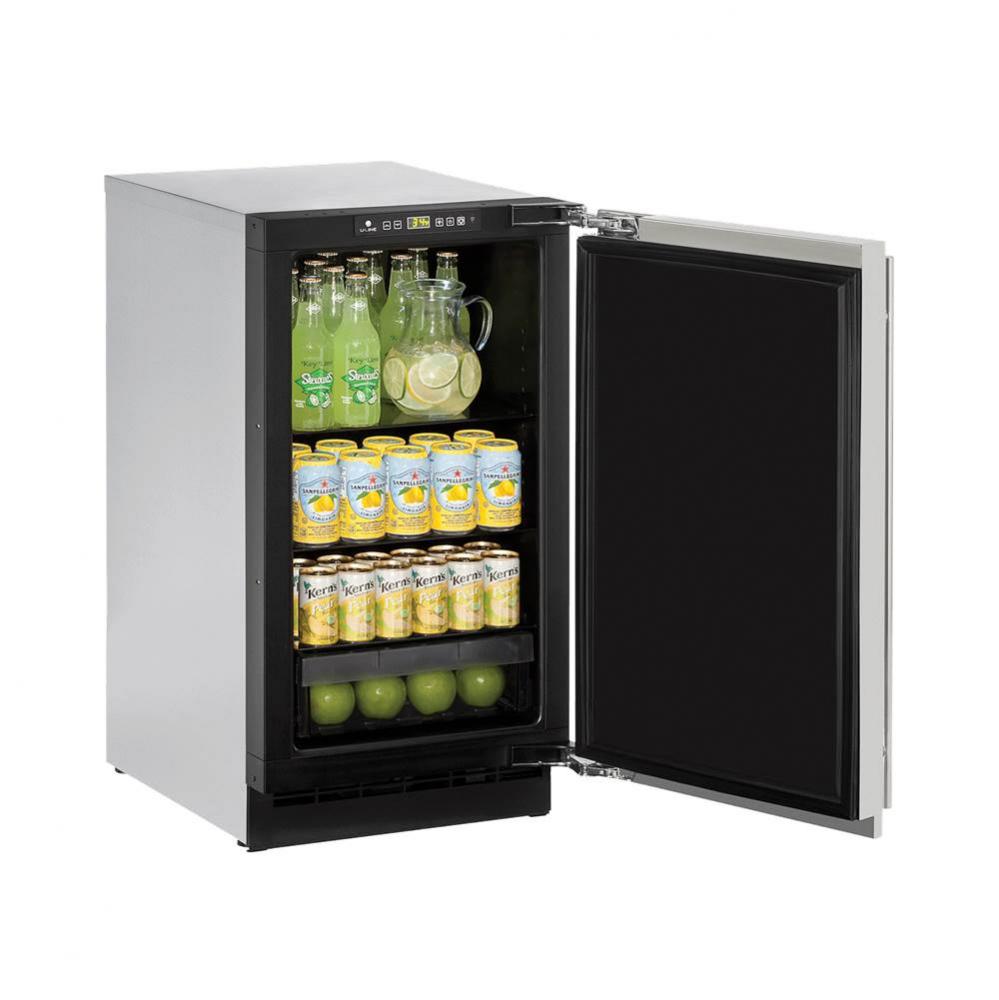 Solid Refrigerator 18'' Reversible Hinge Integrated 115v