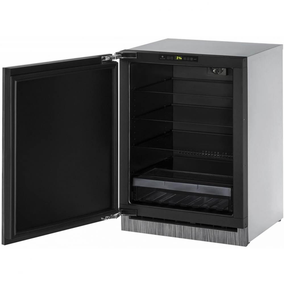 Solid Refrigerator 24'' Reversible Hinge Integrated 115v