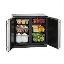 U Line U-3036RRINT-00B - Solid Refrigerator 36'' Integrated 115v