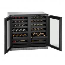 U Line U-3036WCWCINT-60B - Wine Captain 36'' Integrated Solid 115v