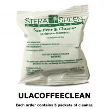 U Line ULACOFFEECLEAN - Coffee Dispenser Cleaner (1 box of 5 Packets)