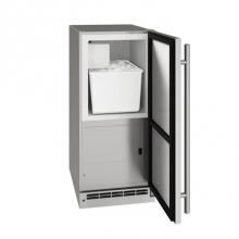 U Line UOCR115-SS01A - Outdoor Ice Maker 15'' Reversible Hinge Stainless 115v