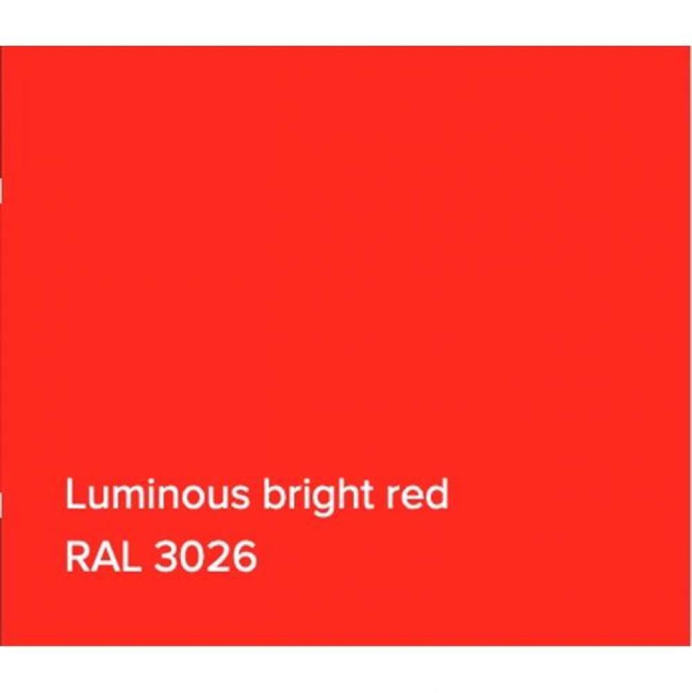 RAL Bathtub Luminous Bright Red Matte