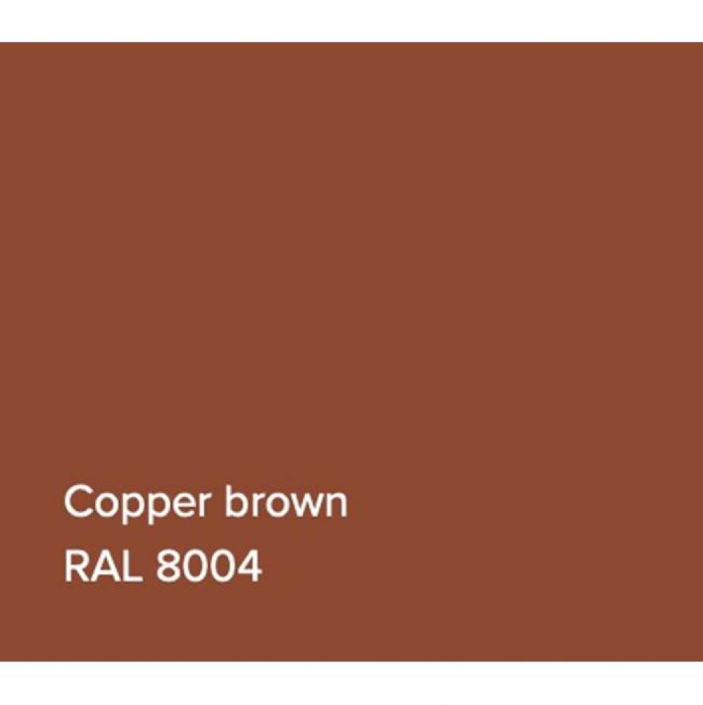 RAL Basin Copper Brown Matte