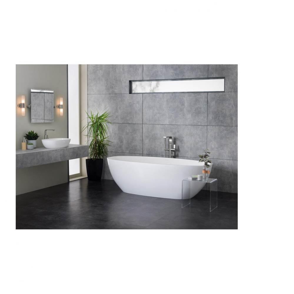 Barcelona 67'' x 32'' Freestanding Soaking Bathtub With Void