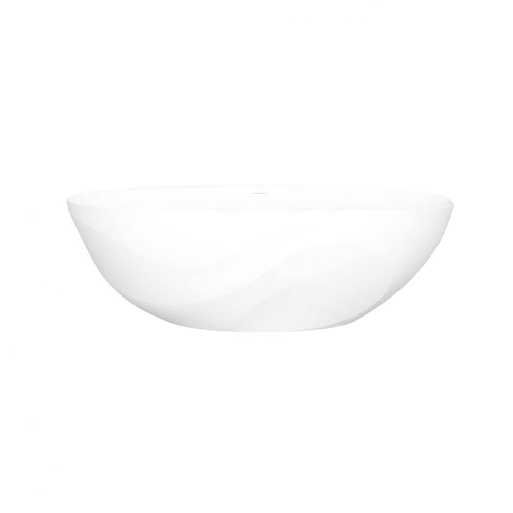 Seros™ 65'' X 30'' Freestanding Soaking Bathtub With Flat Rim