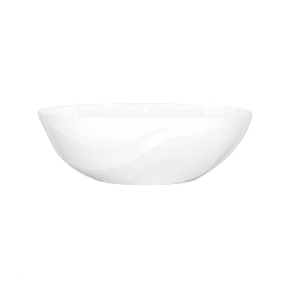 Seros™ 65'' X 30'' Freestanding Soaking Bathtub With Flat Rim