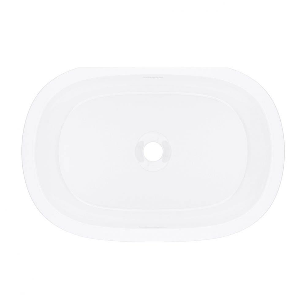 Barcelona 22'' x 15'' Undermount Oval Lavatory Sink