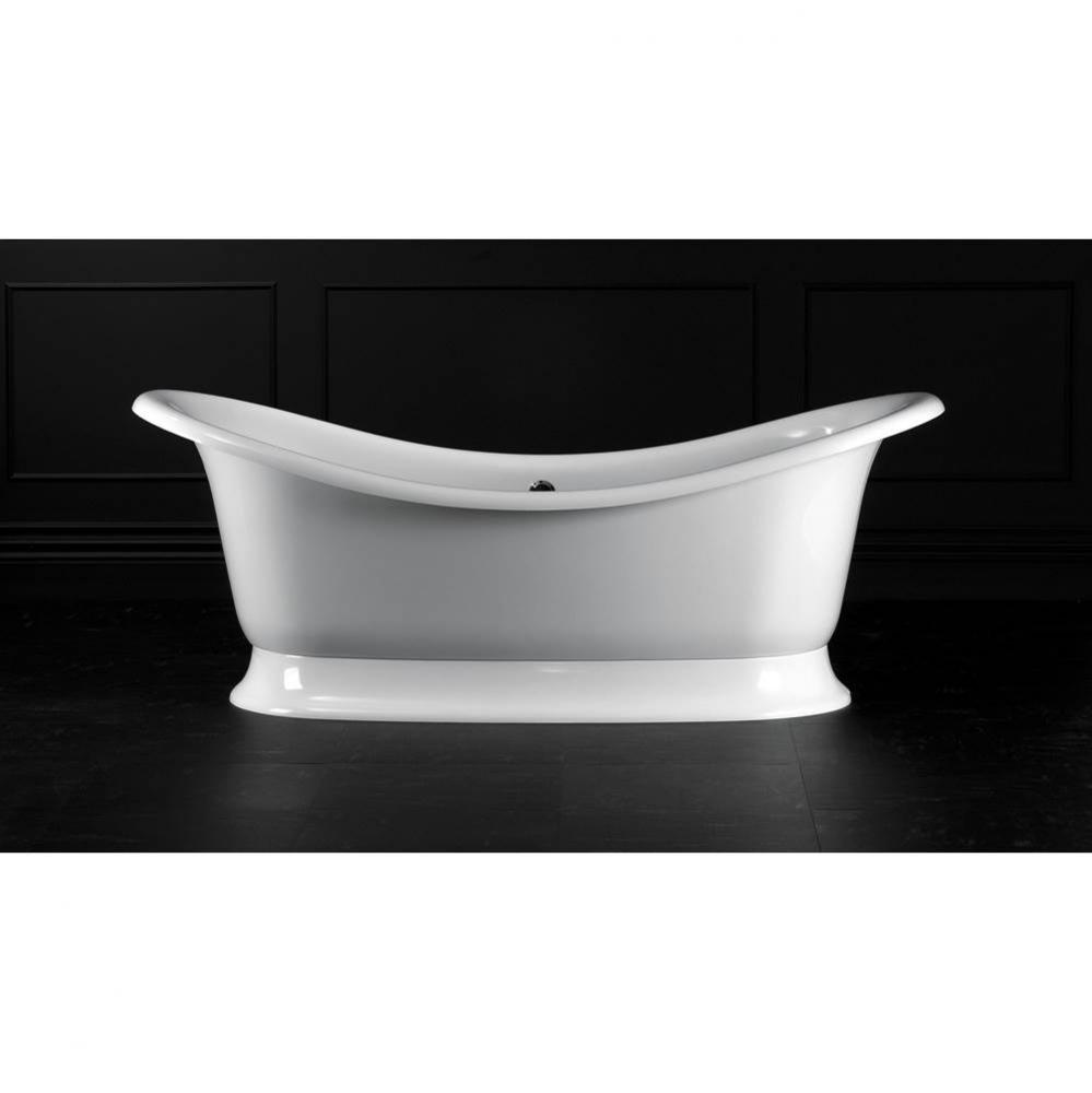 Marlborough 75'' x 35'' Freestanding Soaking Bathtub With Void