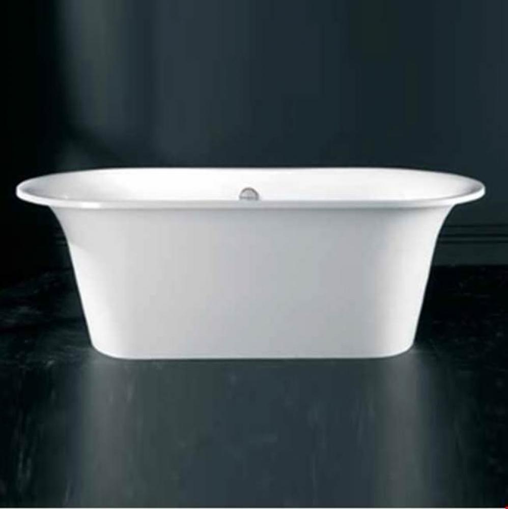 Monaco one piece freestanding tub with overflow. Paint finish