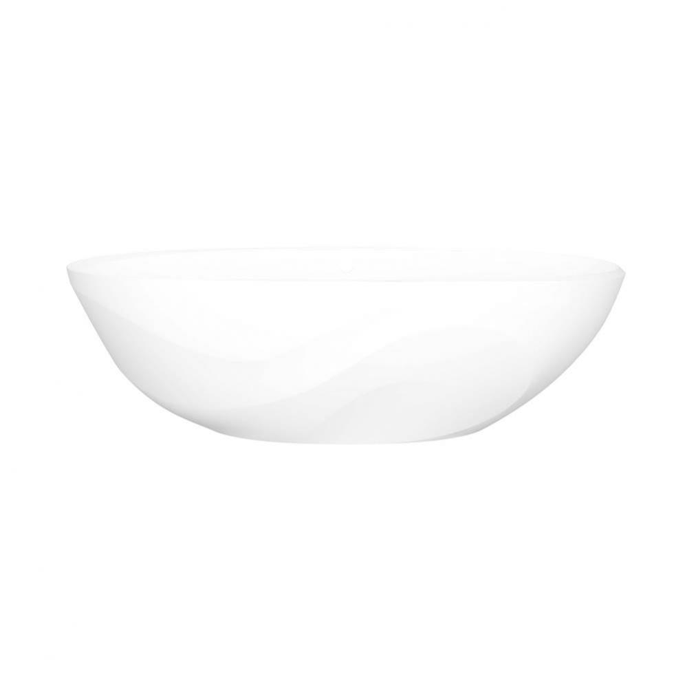 Seros™ 70'' X 30'' Freestanding Soaking Bathtub With Flat Rim