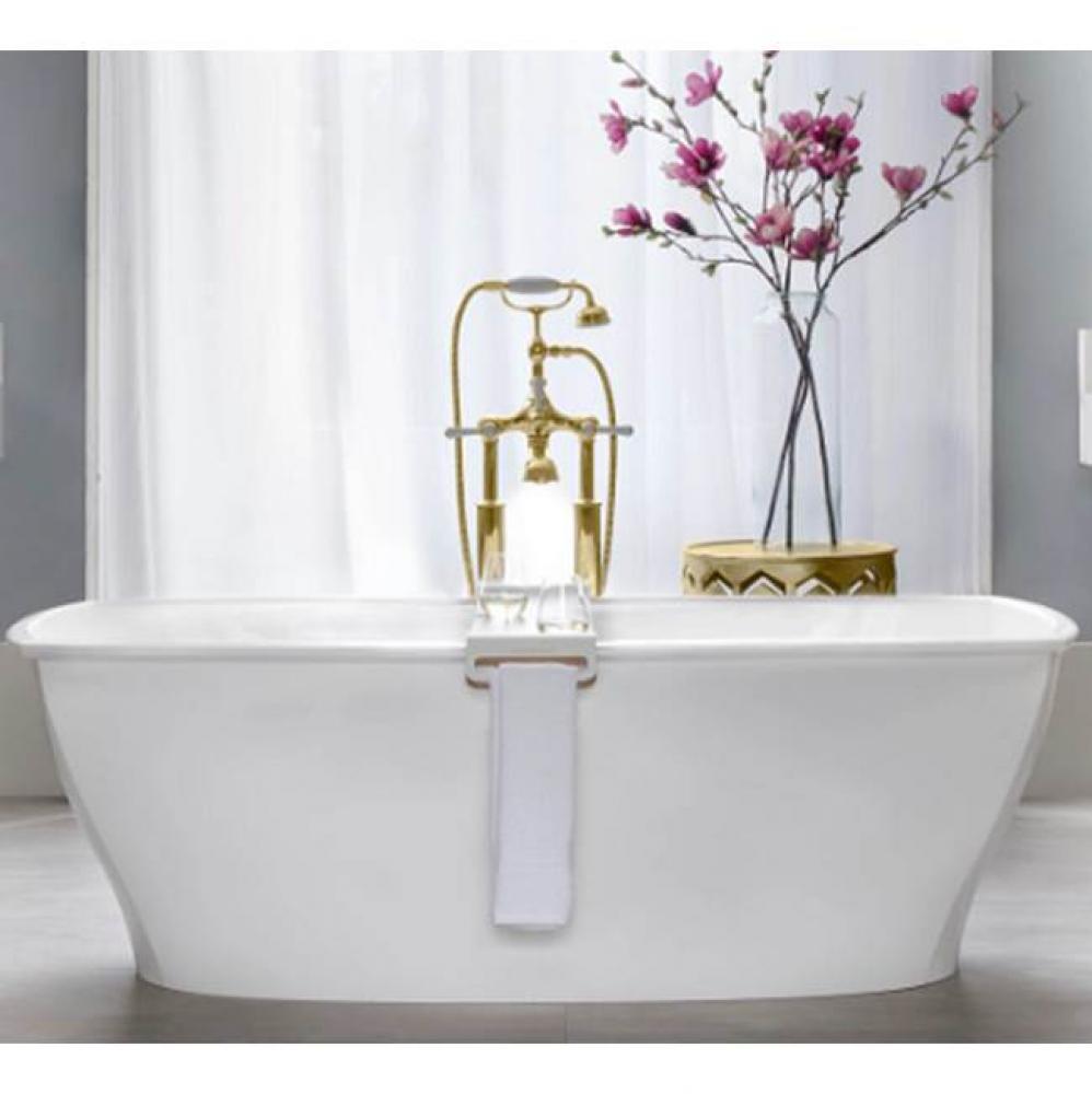 Pembroke 70'' x 32'' Freestanding Soaking Bathtub With Void