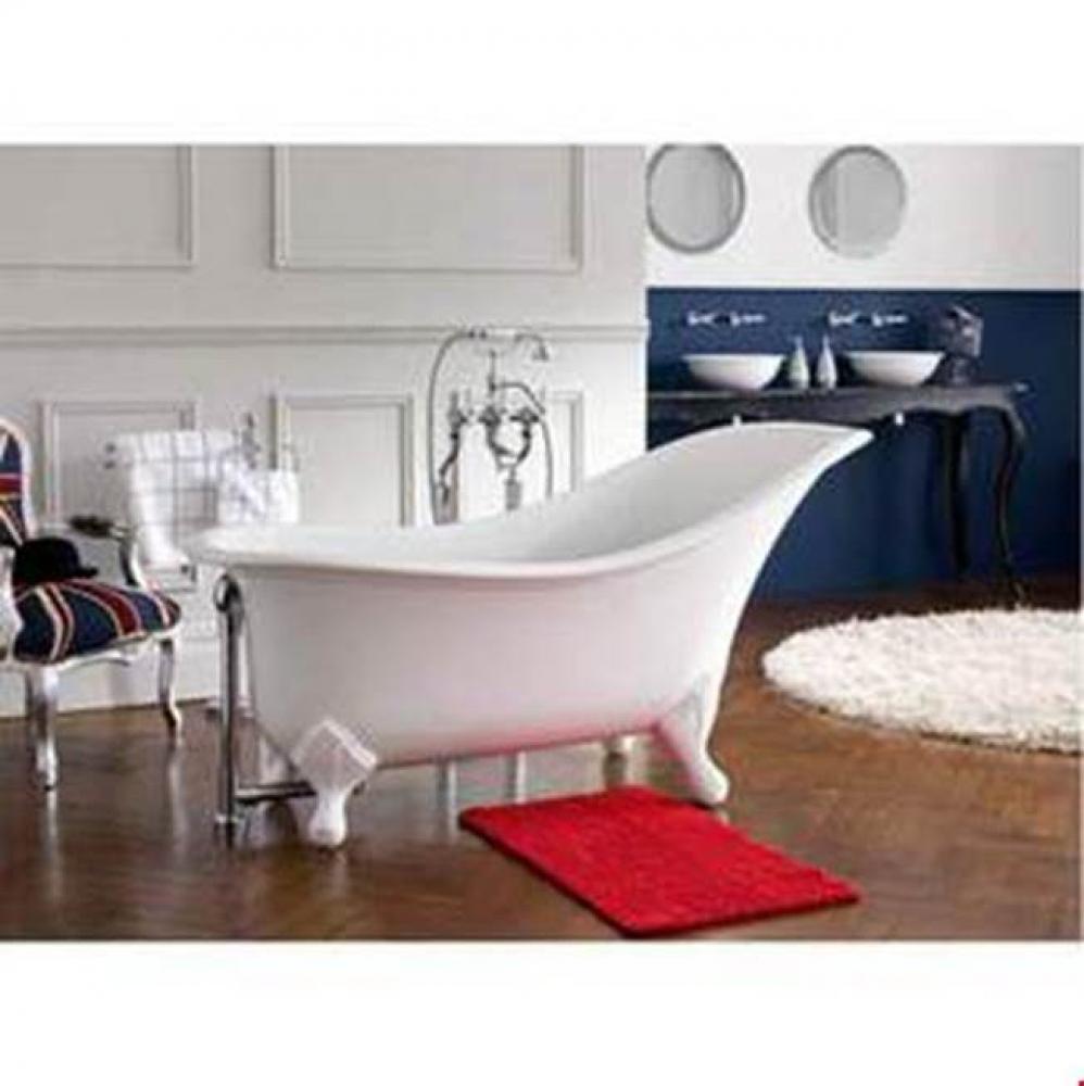 Drayton 67'' x 33'' Freestanding Slipper Bathtub