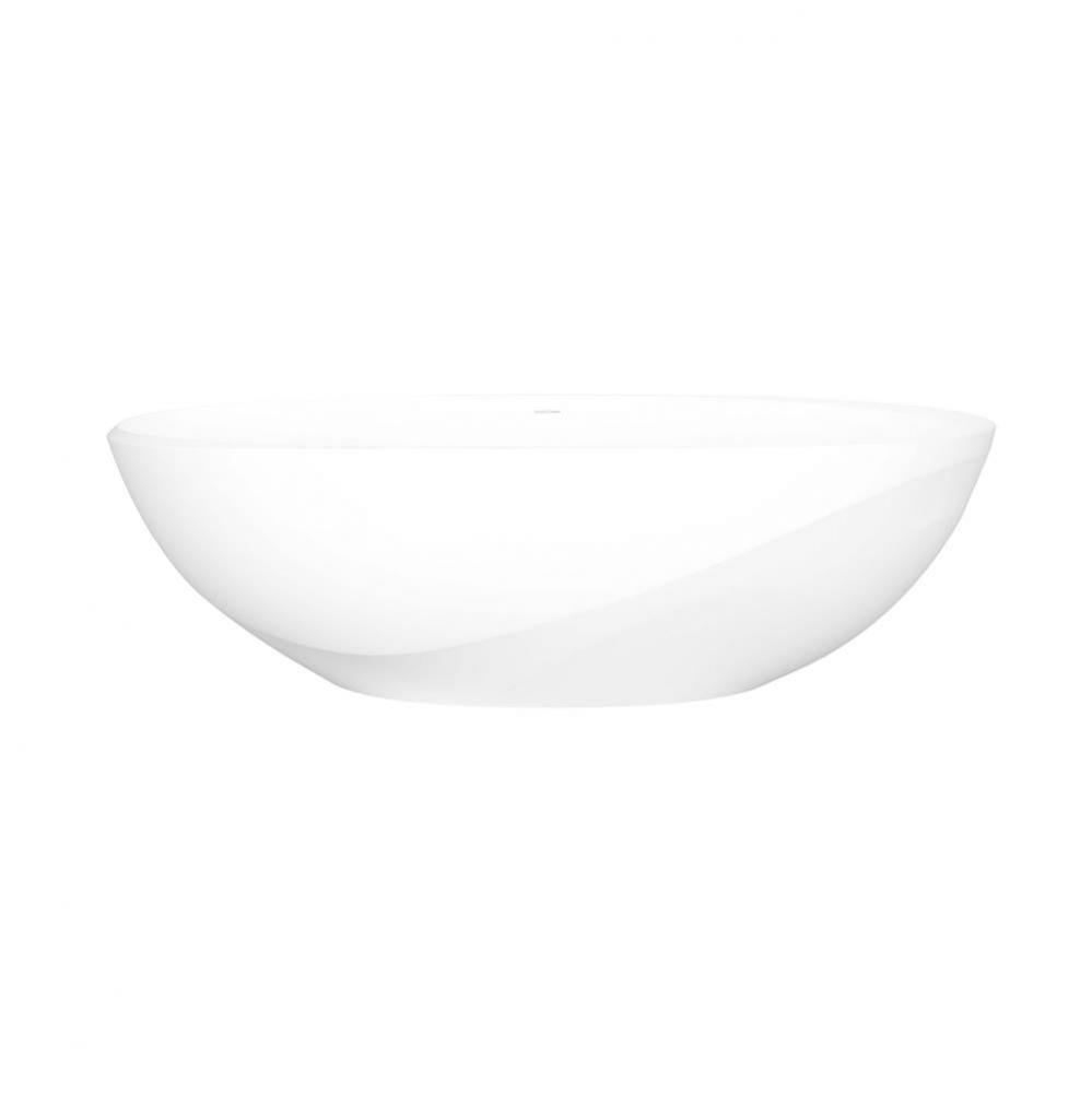 Seros™ 70'' X 30'' Freestanding Soaking Bathtub With Flat Rim