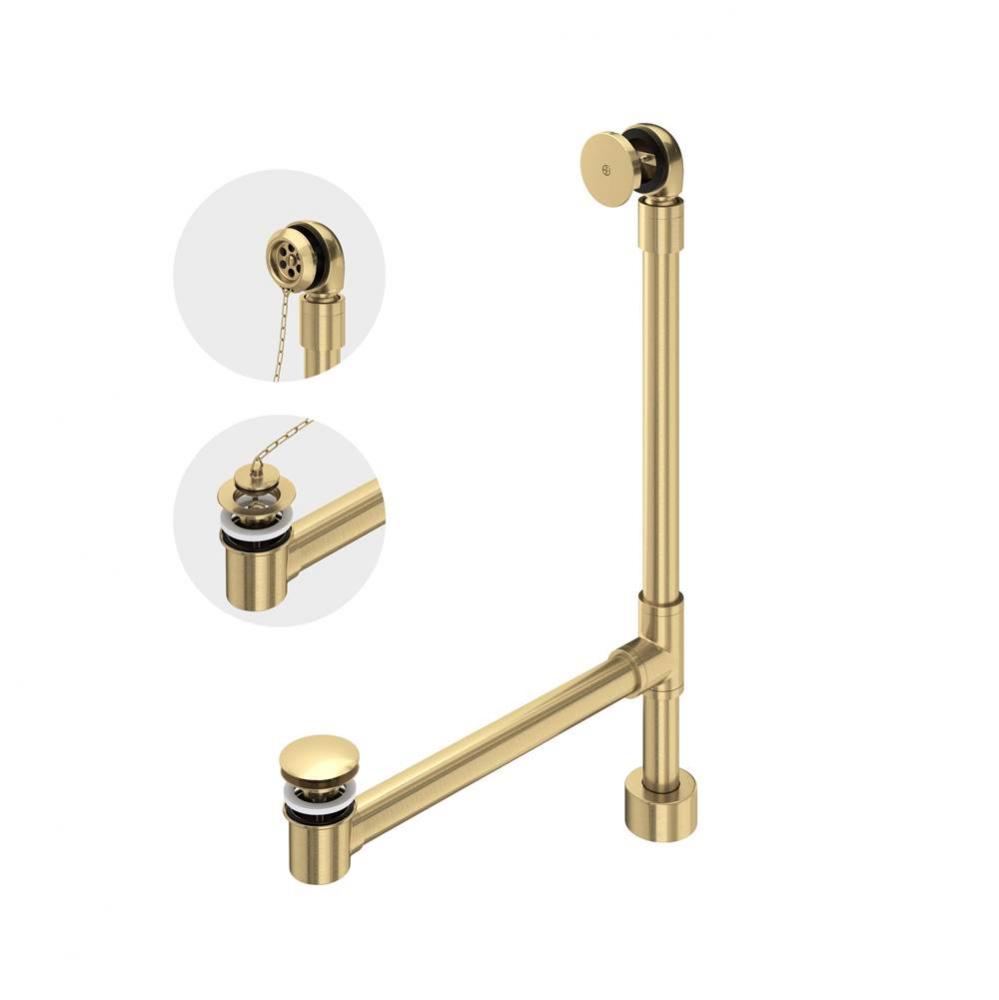 Freestanding Victoria + Albert® Bathtub Drain For Above-Floor Installation Box