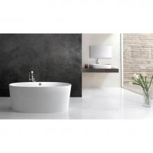 Victoria + Albert IOSM-N-SM-NO - ios 60'' x 32'' Freestanding Soaking Bathtub