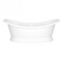 Victoria + Albert MAR-B-SW-OF - Marlborough base, overflow hole, Standard White