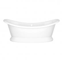 Victoria + Albert MAR-N-SW-OF+MAR-B-SW-OF - Marlborough 75'' x 35'' Freestanding Soaking Bathtub With Void