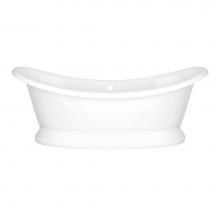 Victoria + Albert MAR-N-SW-OF+MAR-B-SW-OF - Marlborough 75'' x 35'' Freestanding Soaking Bathtub With Void