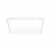 Victoria + Albert EDG-N-SW-NO - Edge 59'' x 32'' Freestanding Soaking Bathtub With Void