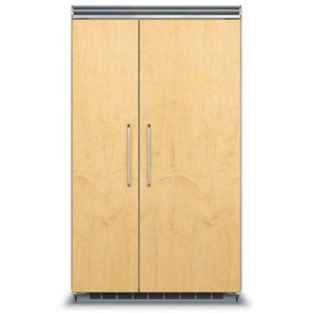 48''W. BI Side-by-Side Refrigerator/Freezer-Custom Panel