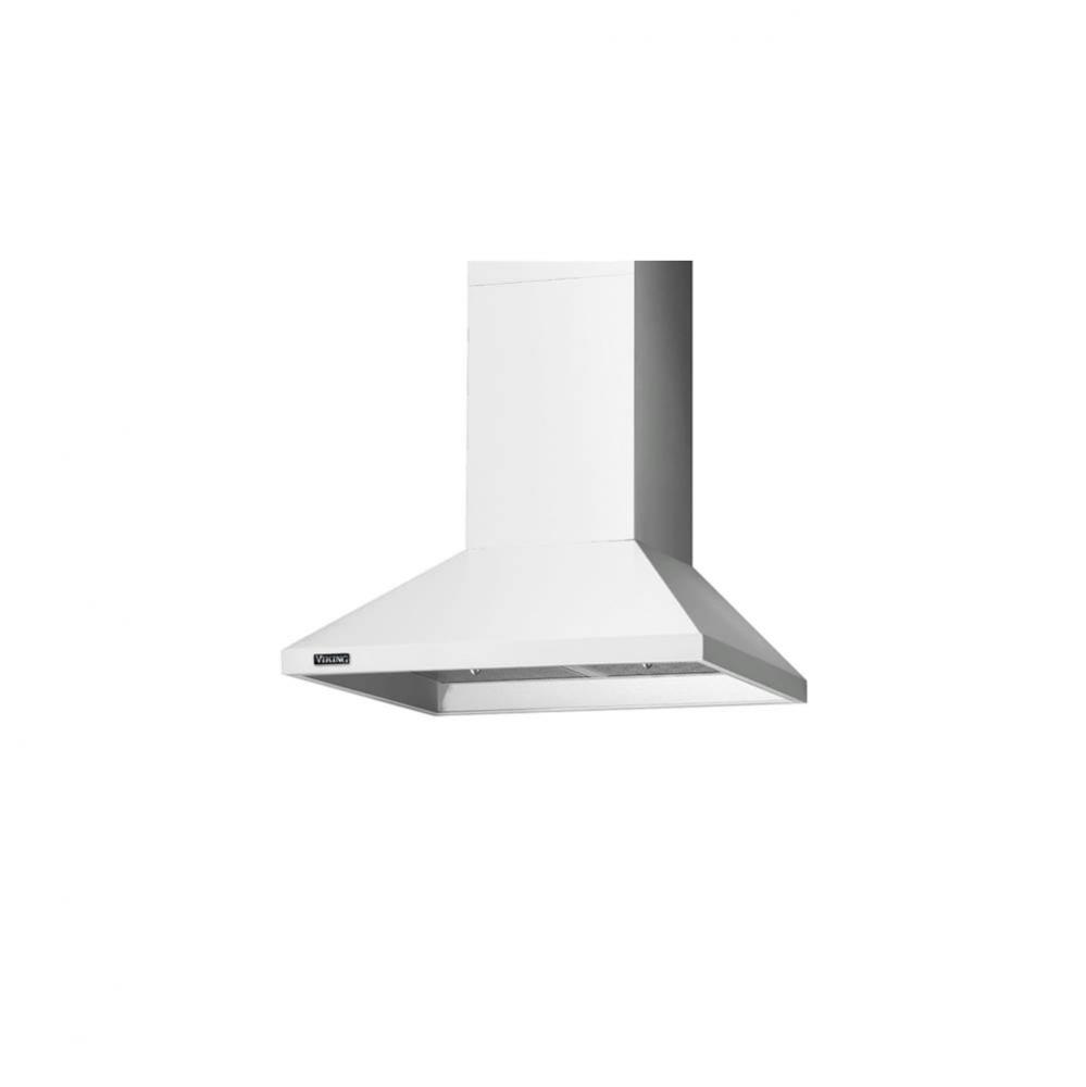 30''W./12''H. Interior-Power Hood-Frost White