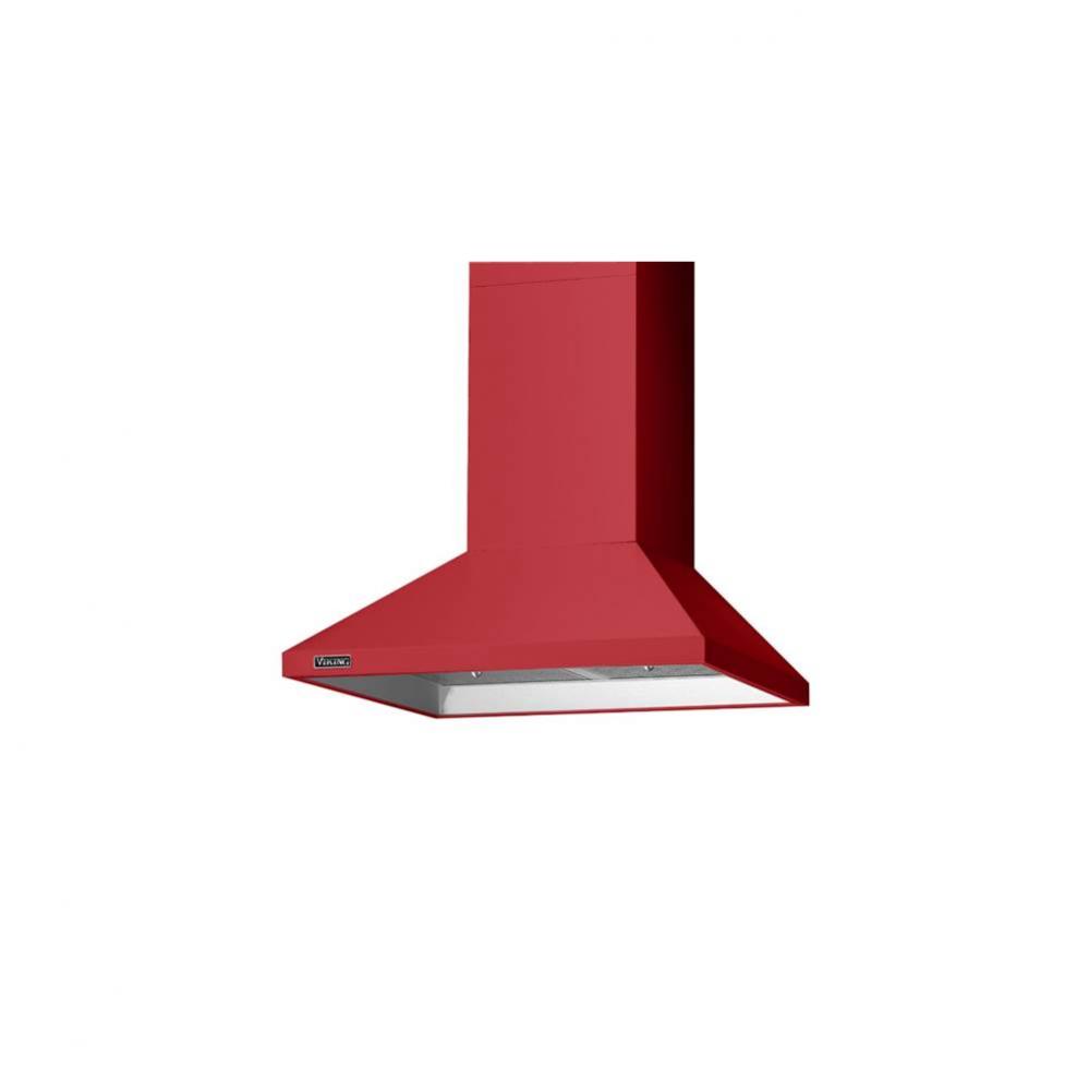 30''W./12''H. Interior-Power Hood-San Marzano Red