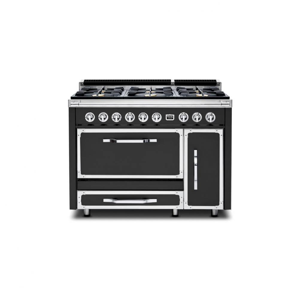 VIKING TUSCANY 48 Inch DF RANGE 6 BURNER - Cast Black