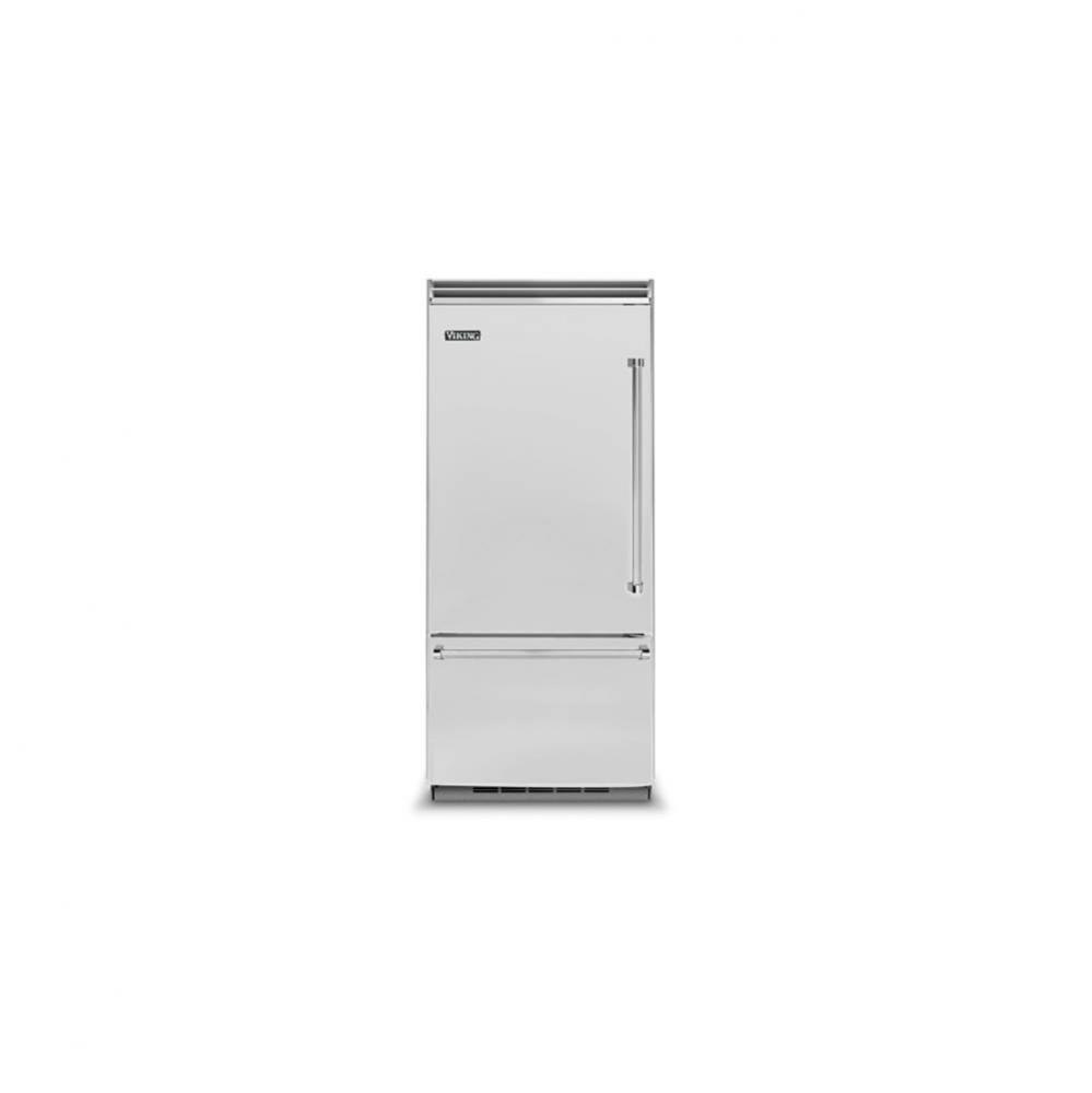 36''W. BI Bottom-Mount Refrigerator/Freezer (LH)-Stainless