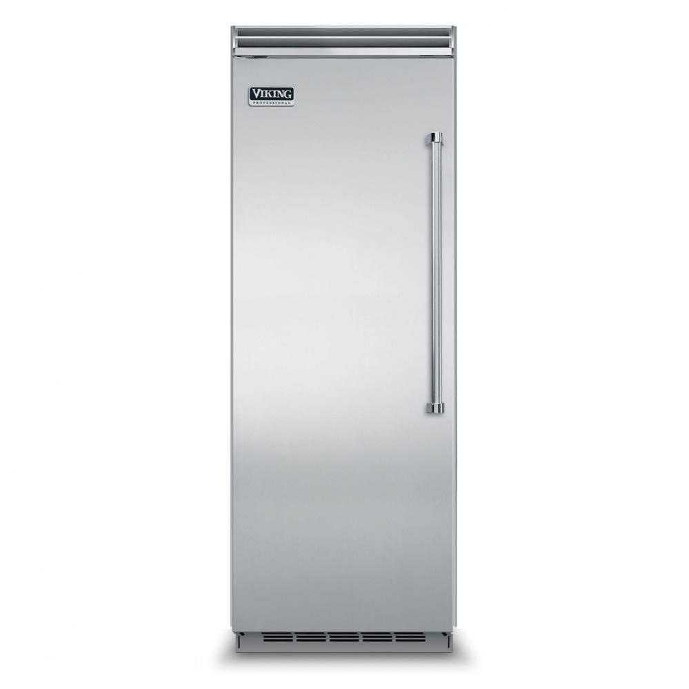 30''W. BI All Freezer (LH)-Stainless