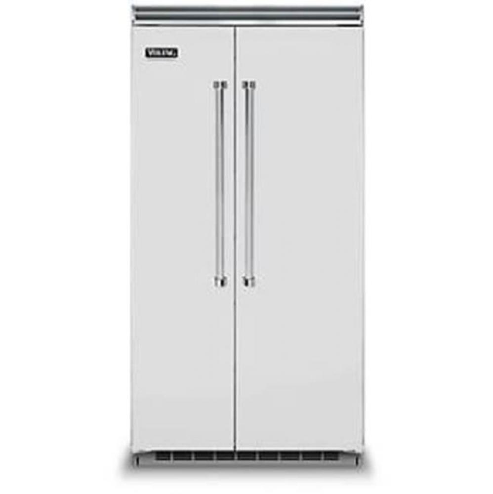 42''W. BI Side-by-Side Refrigerator/Freezer-Stainless