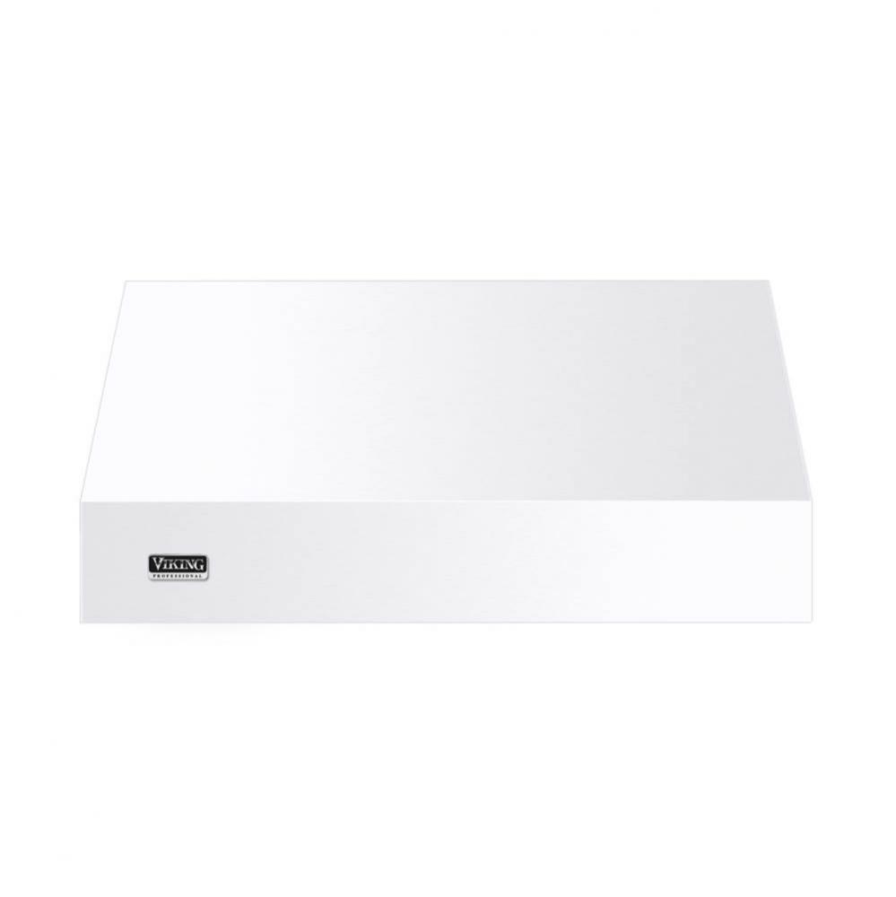 60''W./18''H. Wall Hood-White