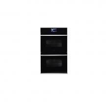 Viking MVDOE630BG - 30''W. Double Electric Thermal-Convection Oven-Black Glass