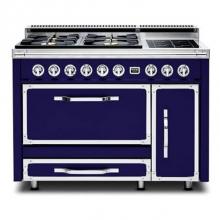 Viking TVDR4804FDB - VIKING TUSCANY 48'' DF RANGE 4 BURNER/FRENCHTOP DB