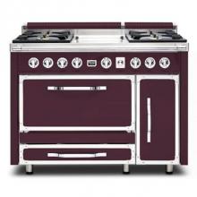 Viking TVDR4804GBX - VIKING TUSCANY 48'' DF RANGE 4 BURNER/GRIDDLE BX