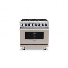 Viking VDR73626BPGLP - 36''W./24''D. Dual Fuel Sealed Burner Range-6 Burners-Pacific Grey-LP
