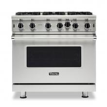 Viking VGIC53626BSS - 36''W./24''D. Gas Open Burner Range-6 Burners-Stainless