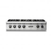 Viking VRT5364GSS - 36''W./24''D. Gas Sealed Burner Rangetop-4 Burners/Griddle-Stainless