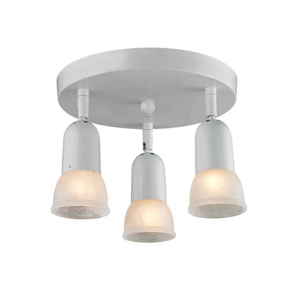 3 Light Semi Flush