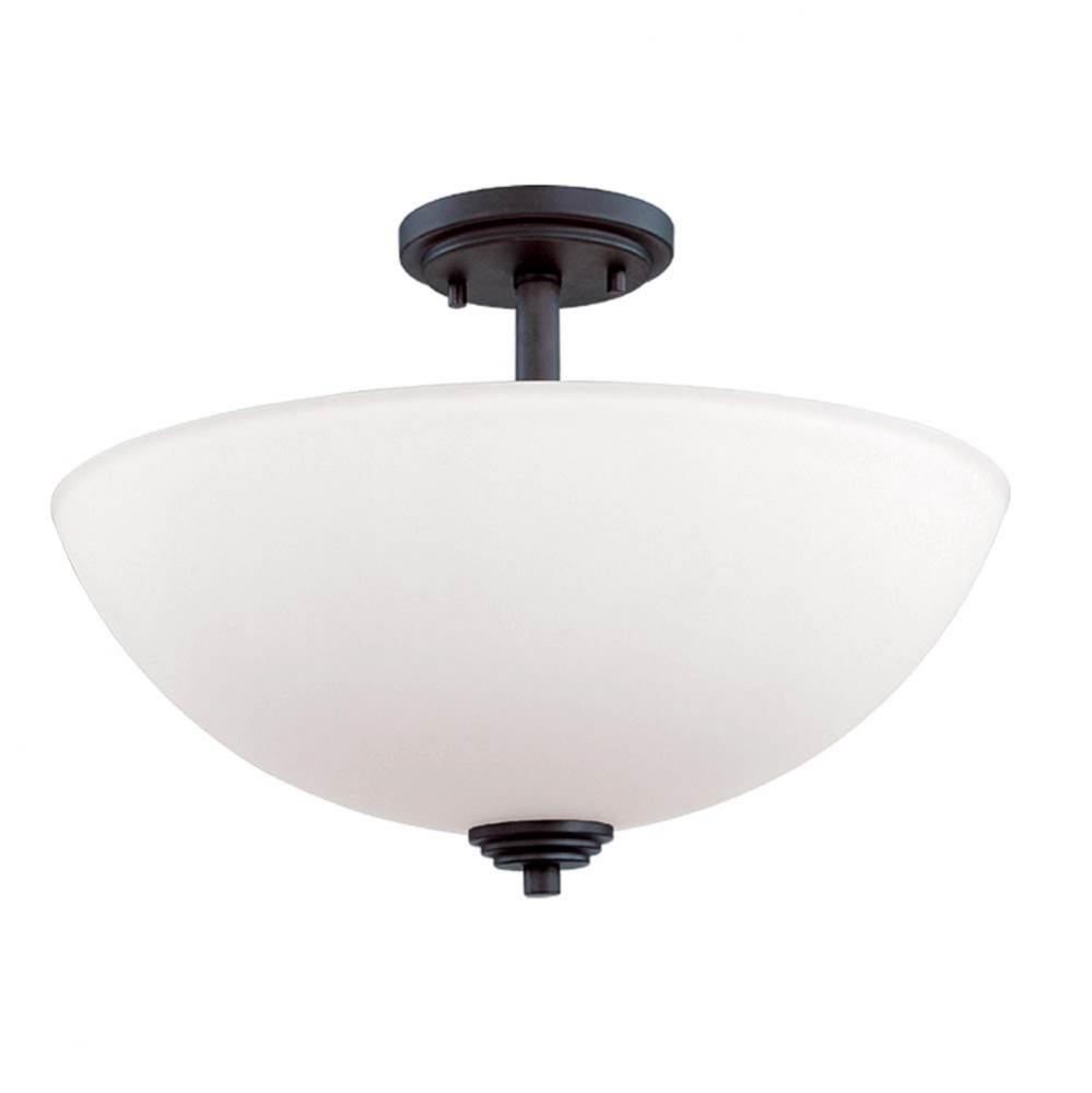 3 Light Semi Flush