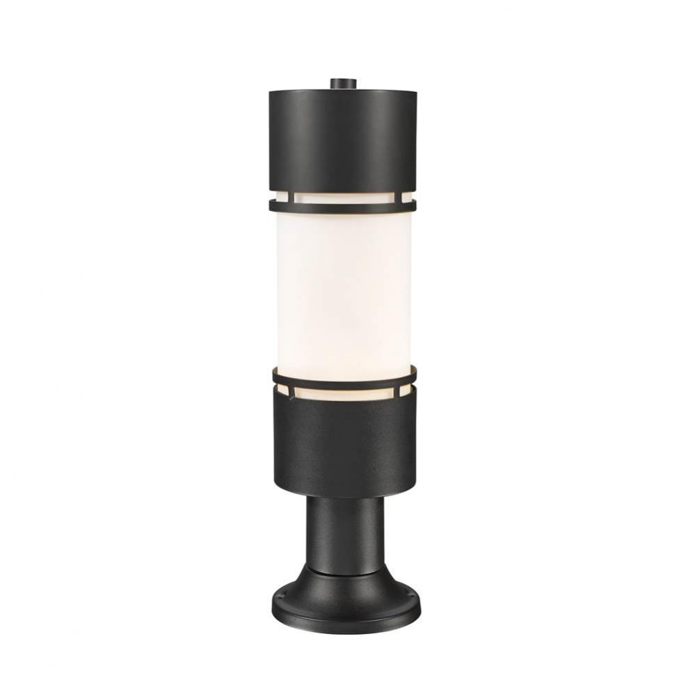 Outdoor LED Post Mount Light with Pier