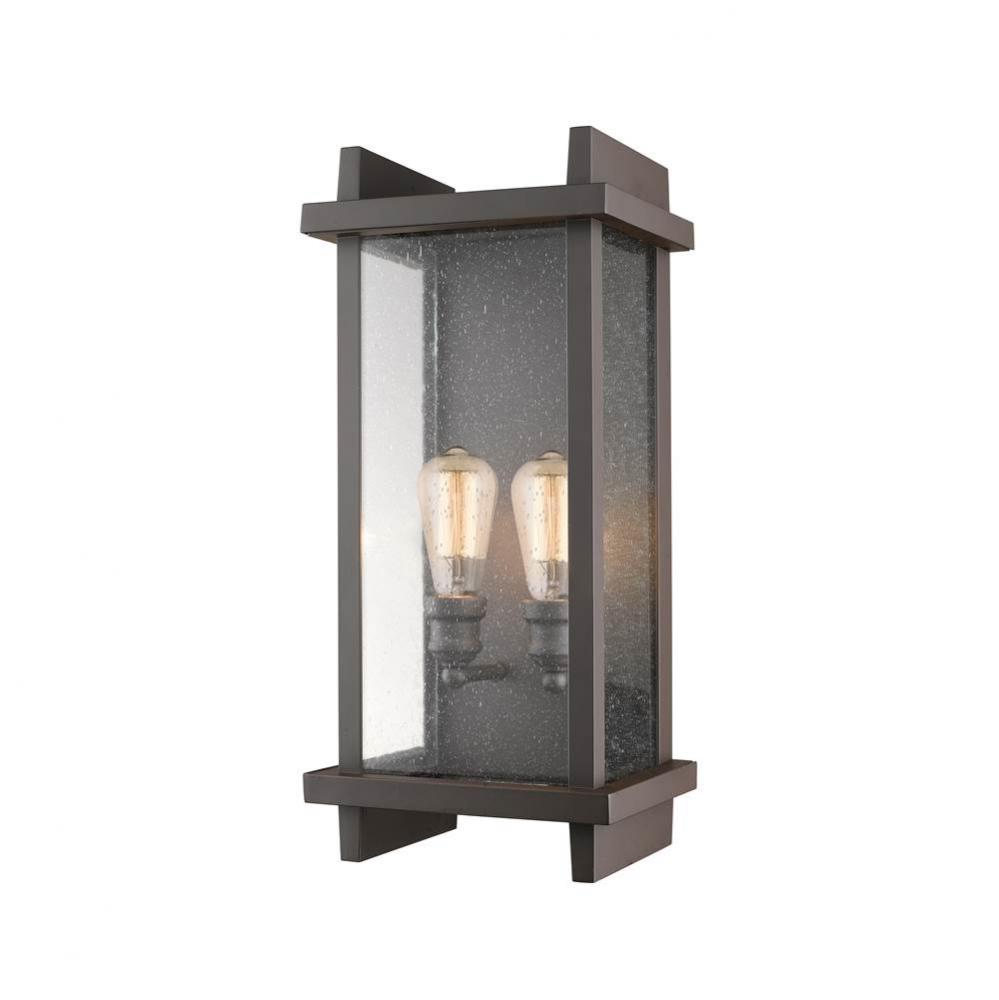 2 Light Outdoor Wall