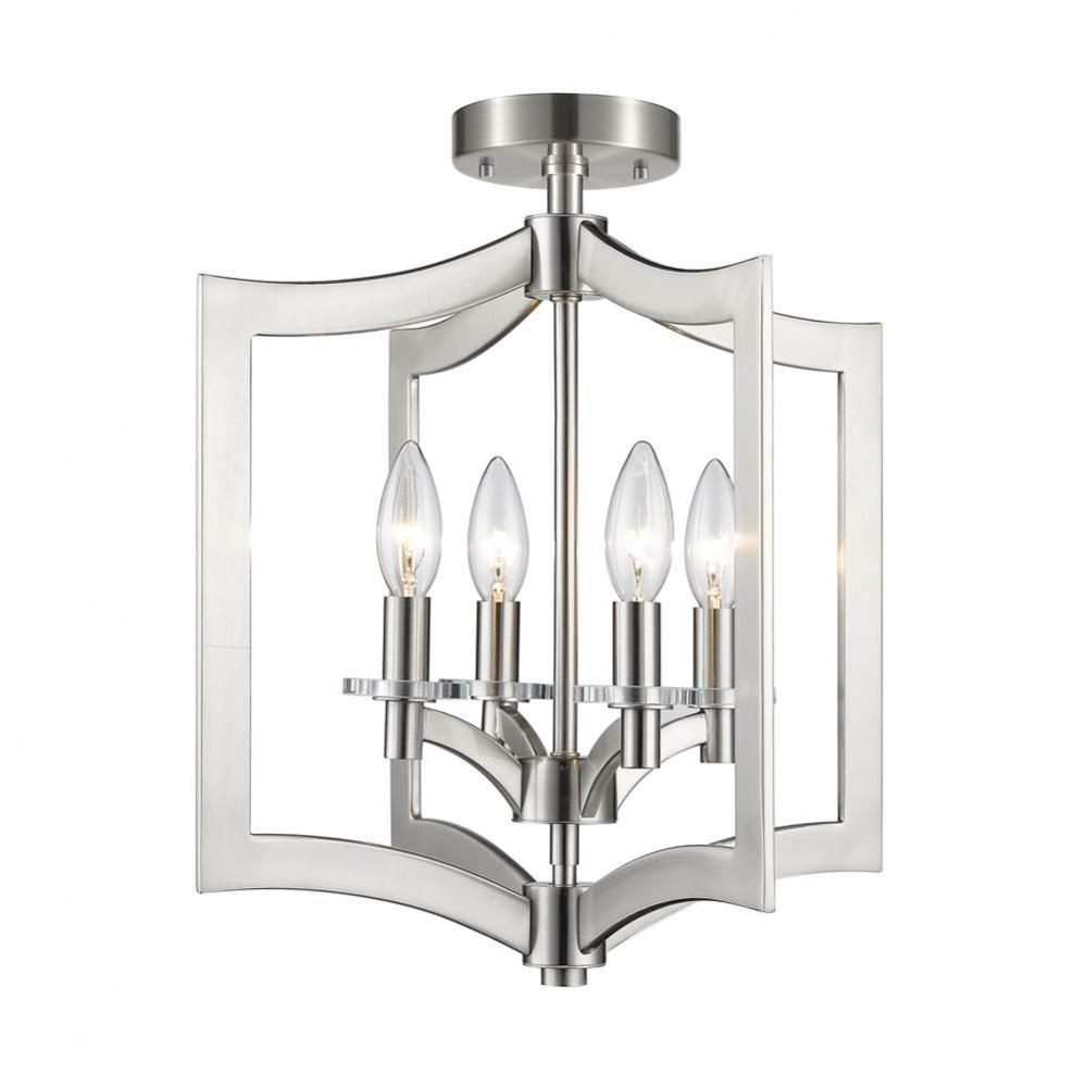 4 Light Semi Flush