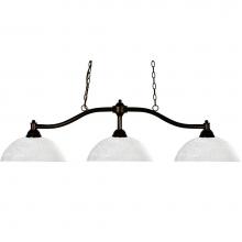 Z-Lite 147BRZ-DWL14 - 3 Light Billiard