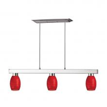 Z-Lite 152BN-131RED - 3 Light Billiard