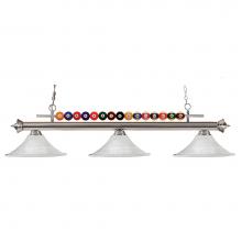 Z-Lite 170BN-FWM16 - 3 Light Billiard