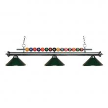 Z-Lite 170GM-MDG - 3 Light Billiard