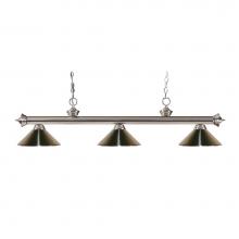 Z-Lite 200-3BN-MBN - 3 Light Billiard