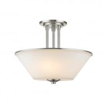 Z-Lite 432SF-BN - 3 Light Semi Flush